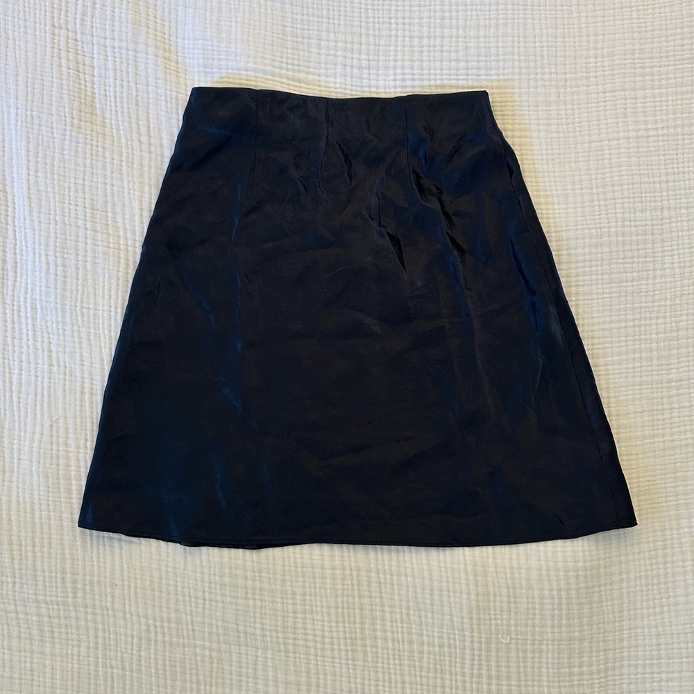 Aritzia Babaton Satin Mini Slip Skirt